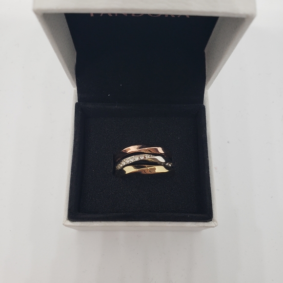 Coach Jewelry - Tricolor COACH Twisted Ring